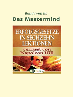 cover image of Erfolgsgesetze in sechzehn Lektionen